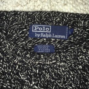 RARE vintage Ralph Lauren hand knit polo sweater